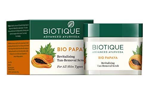 Biotique Bio Papaya Revitalizing Tan Removal Scrub - The Dashing Man - Face scrub for men