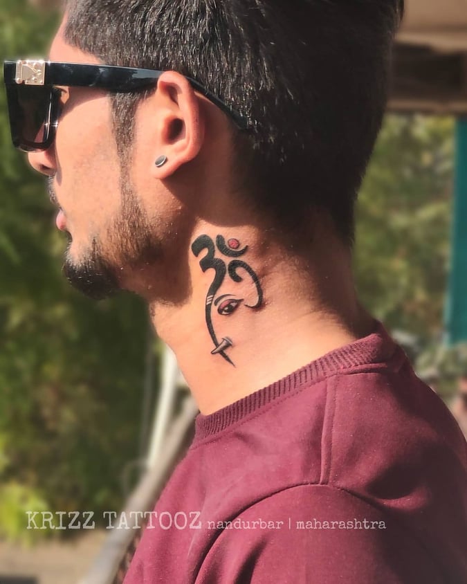Neck Tattoo For Men