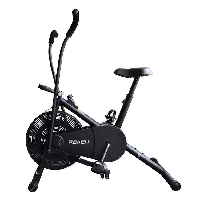 Reach Air Bike Exercise Cycle With Moving Handles - cycles for weight loss - The Dashing Man