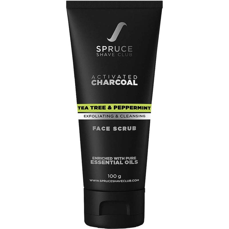 Spruce Shave Club Charcoal Face Scrub - Face scrub for men - The Dashing Man
