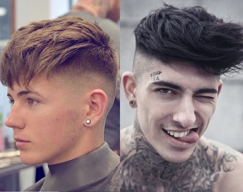 men's hairstyles - Messy Undercut with Bangs hairstyle for men- The Dashing Man
