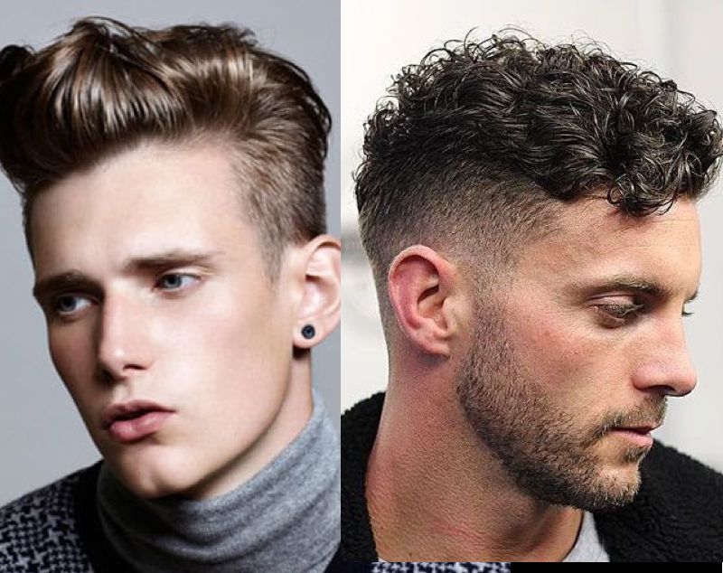 men's hairstyles - Short Curly Quiff men's hairstyle - The Dashing Man