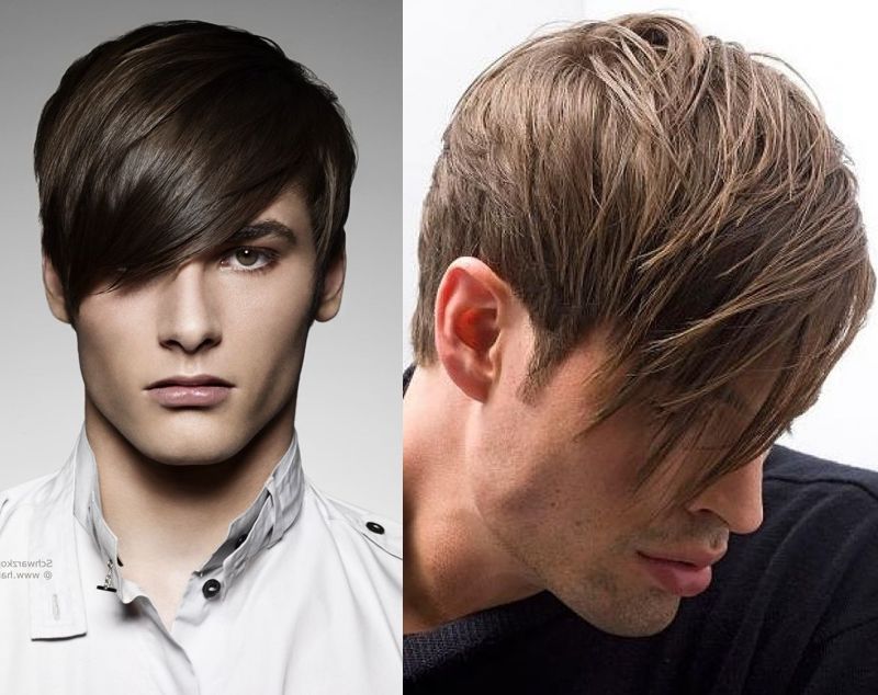 men's hairstyles - Short Haircut with Long Bangs hairstyle for men- The Dashing Man