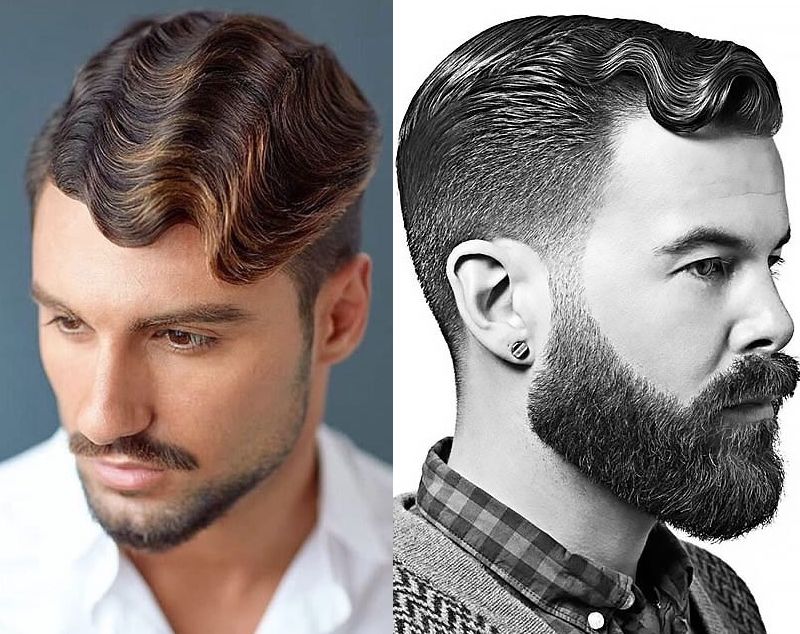 men's hairstyles - Short Style with Finger Waves hairstyle for men- The Dashing Man