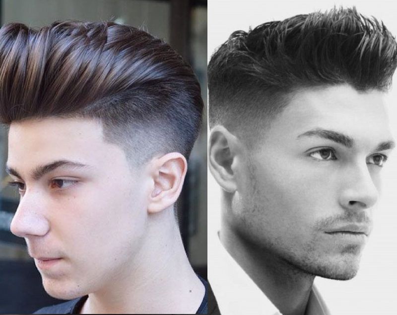 men's hairstyles - Taper Fade Pompadour hairstyle for men- The Dashing Man