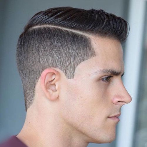 men's hairstyles - short style with hard part hairstyle for men- The Dashing Man