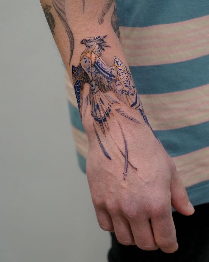 stylish wrist tattoos for men - The Dashing Man