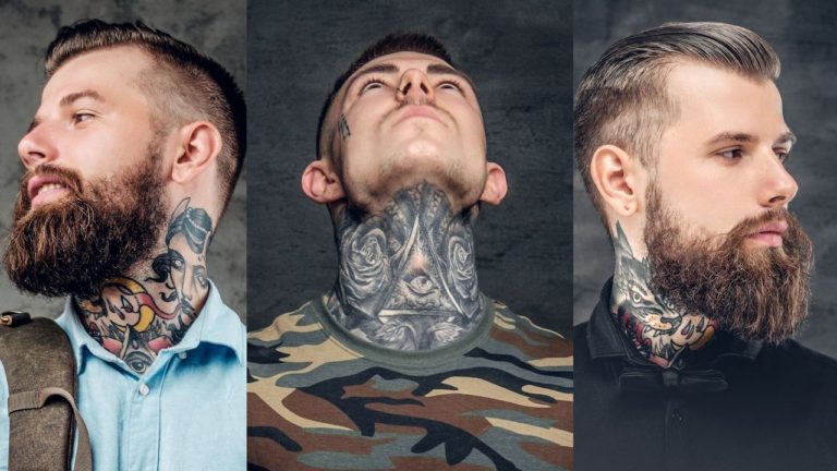 20+ Trendy Neck Tattoos For Men