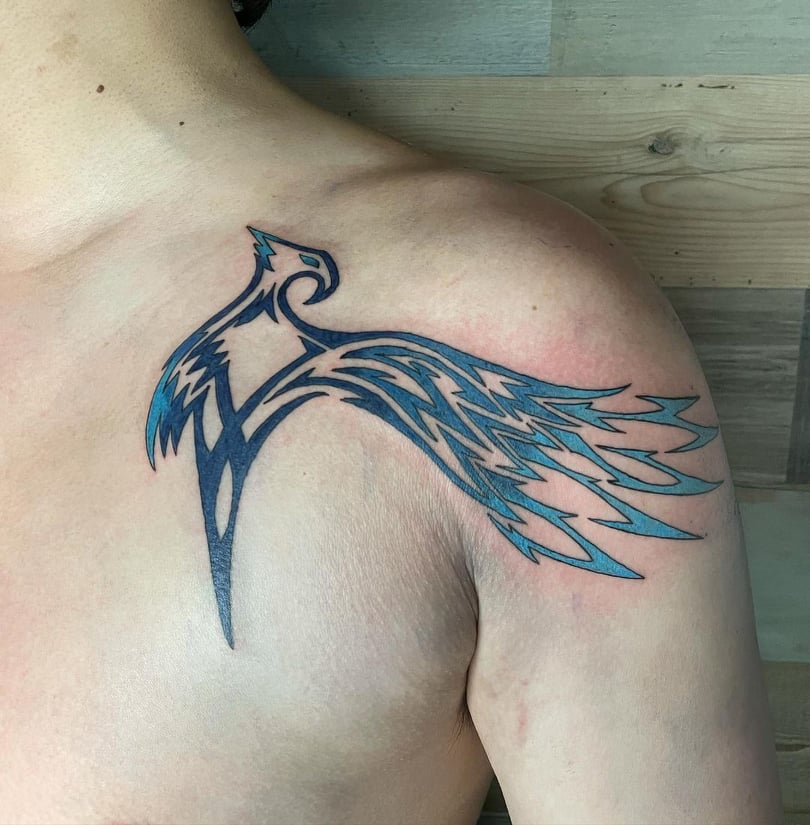 tribal tattoos - Bird Tattoo -The Dashing Man