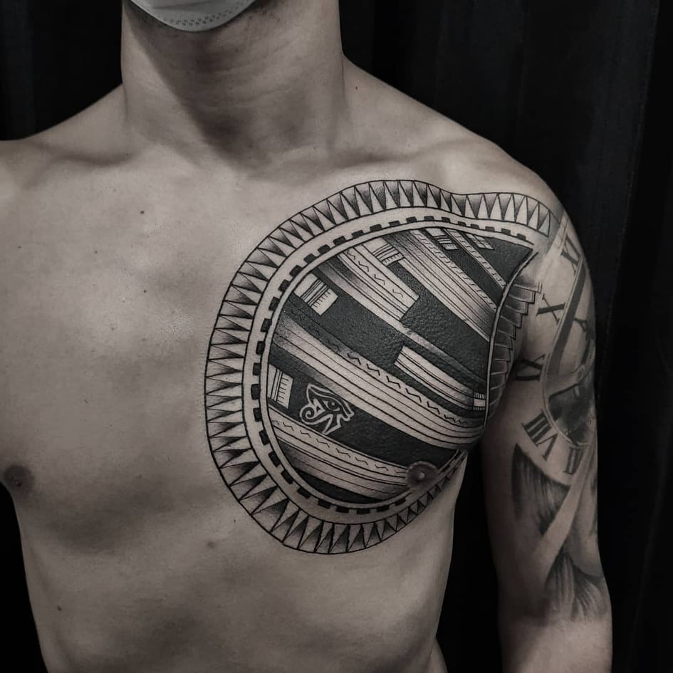 tribal tattoos - Arm Tattoo -The Dashing Man