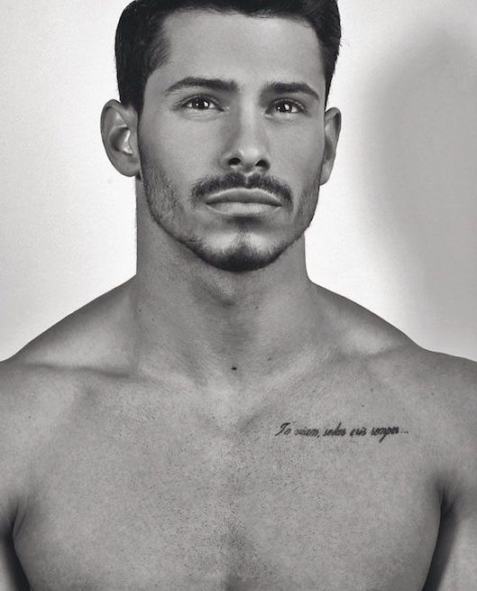 quote tattoos for men on chest - The Dashing Man -1