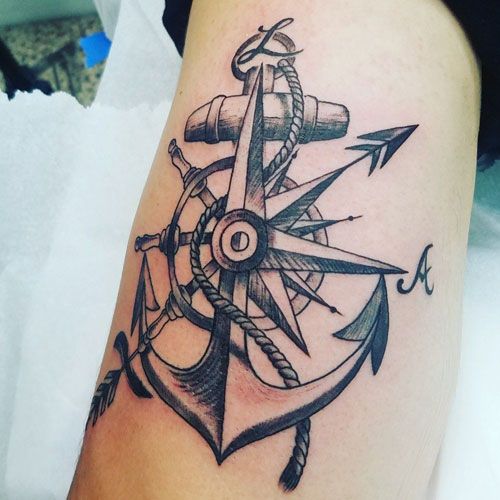 Anchor Tattoo Designs With Meaning for men - The Dashing Man