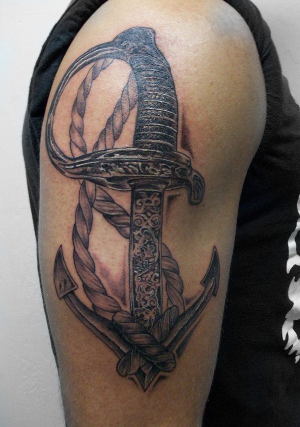 stylish Anchor Tattoo Designs With Meaning - The Dashing Man