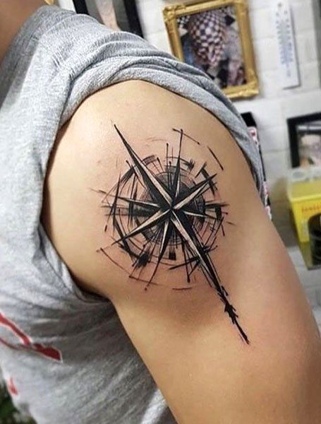 Tattoo  Compass tattoo design Compass tattoo Tattoo designs