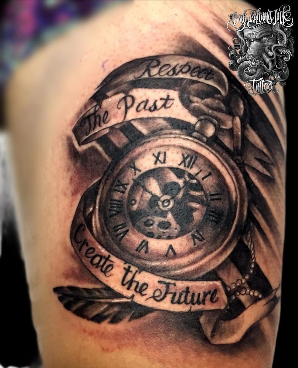 Clock tattoo
