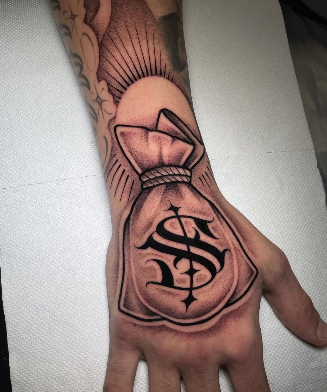 Money tattoo