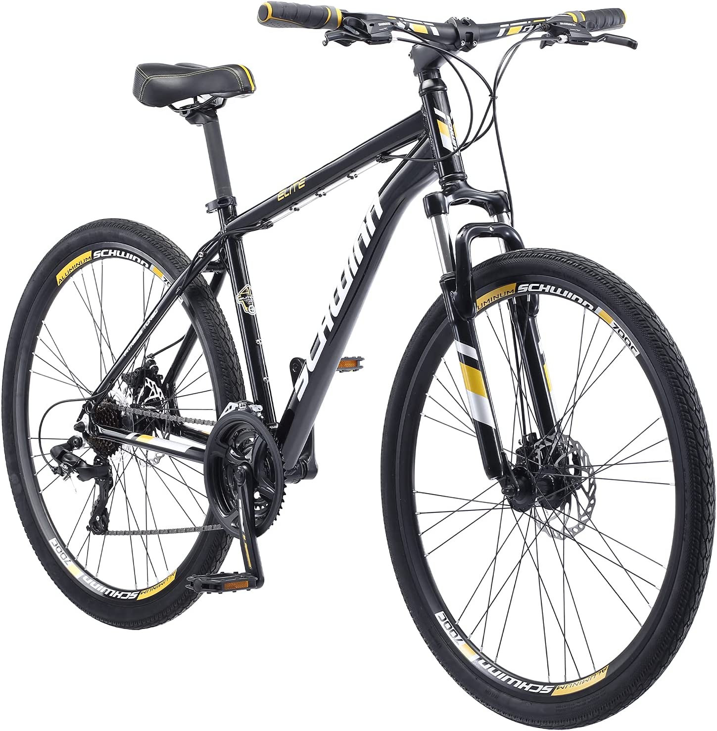 Schwinn GTX Comfort Adult Hybrid Bike, Dual Sport Bicycle, Lightweight Aluminum Frame
