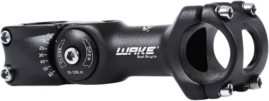 Wake MTB Stem 31.8 90mm 110mm 0 60 Degree Adjustable Bike Stem