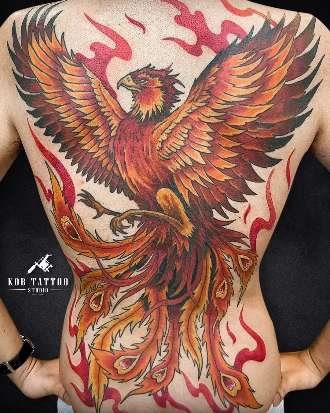 15 Trendy Phoenix Tattoo For Men